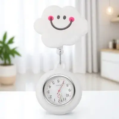 1 шт., карманные женские модные часы для медсестер, часы для медсестер для женщин, медицинский персонал, рабочее использование, модные подвесные часы-брелок