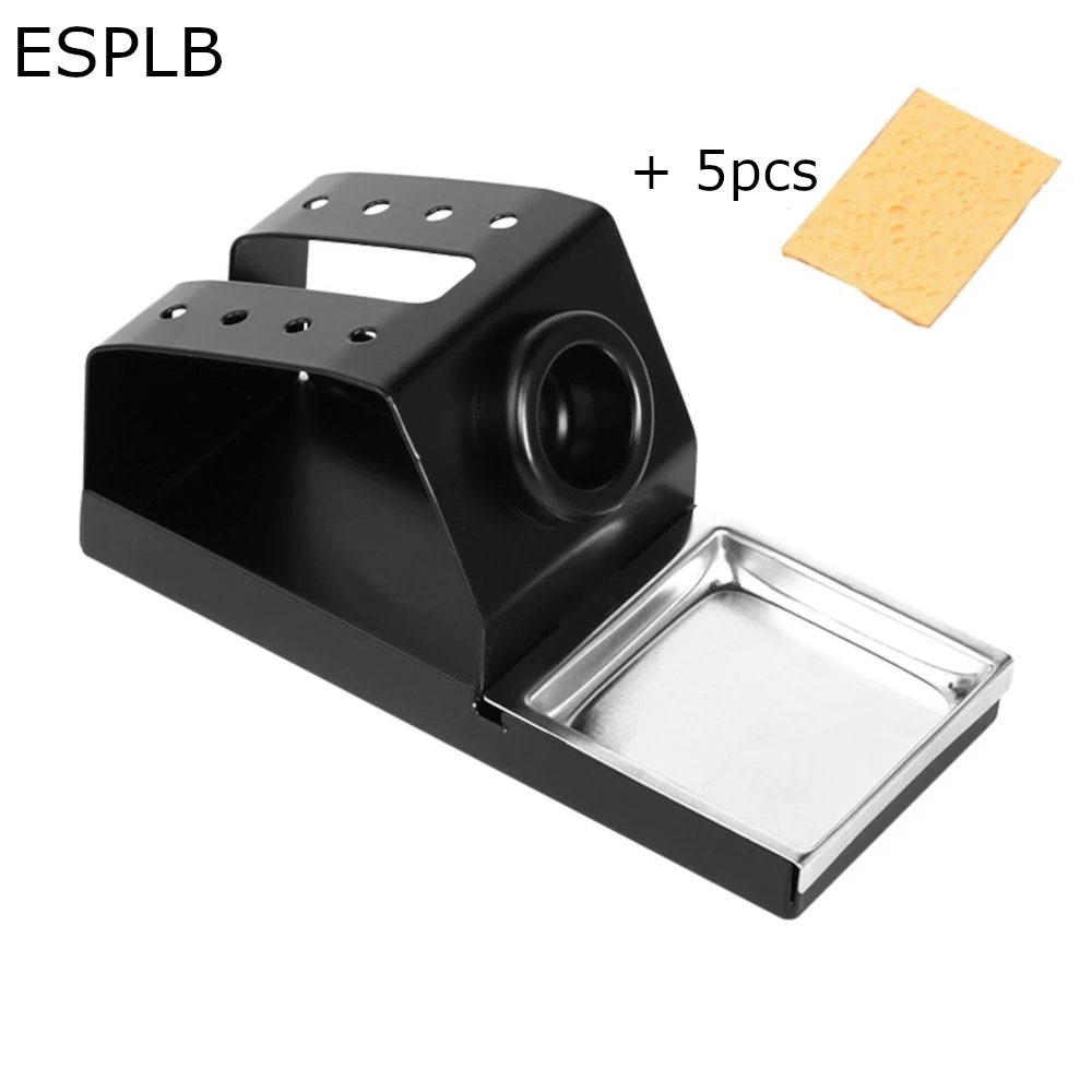 ESPLB 936 паяльник, металлическая подставка, держатель с 5 губками для электрических высокотемпературных сварочных аксессуаров