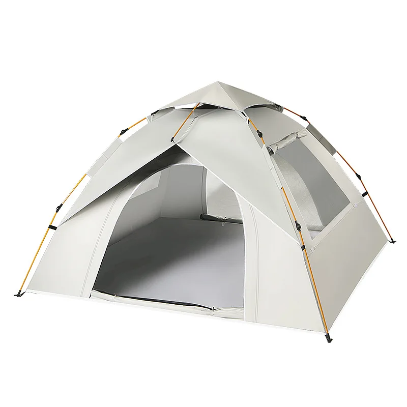 

STLF Wholesale Fully Automatic Portable Folding Camping Tent with Quick-Opening Mechanism Silver Glue Coating Outdoor Rainproof