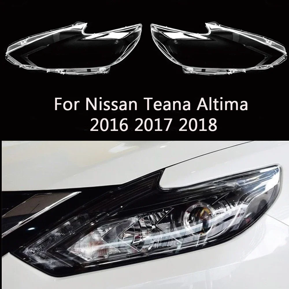 

HTTCY для Nissan Teana Altima 2016 2017 2018, крышка объектива фары, прозрачный абажур, стеклянный абажур