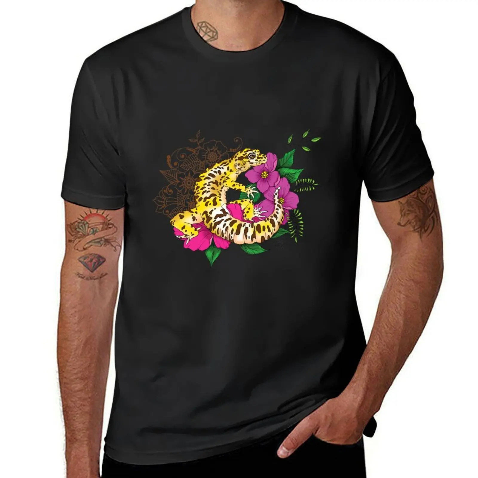 

Leopard Gecko T-Shirt tops Blouse customs vintage clothes clothes for men