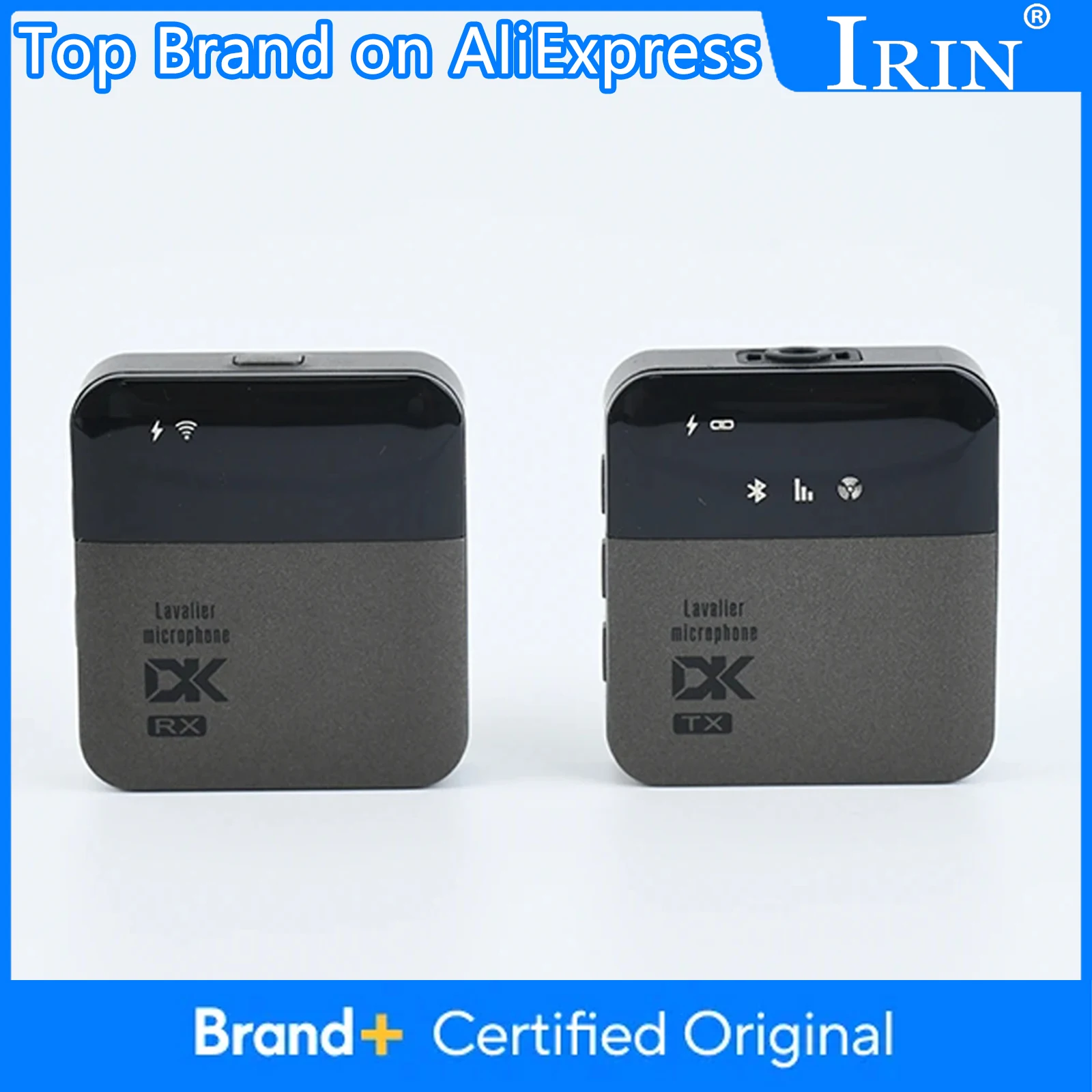 

MP-3BR 2.4G Lavalier Microphone Bluetooth Reverb Version Intelligent Noise Reduction Wireless Microphone with Built-in DSP Chip