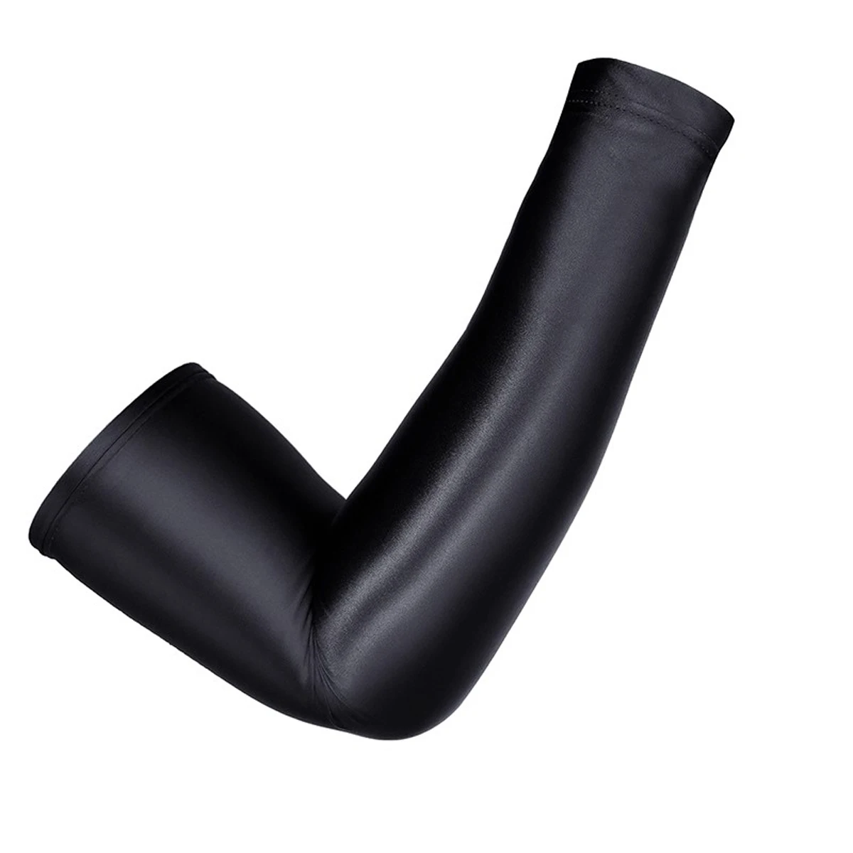 AMORESY Glitter Satin protección solar para todas las estaciones ciclismo deporte brazo manga guantes largos sin dedos accesorios de traje de baño competitivos