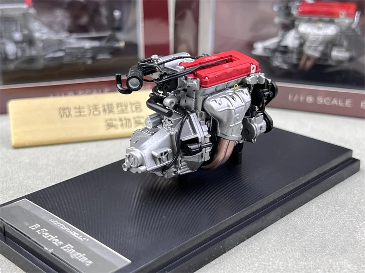 MH 1:18 4G63T VR38DETT RB26DETT K20C modelo de motor simulación edición limitada plástico Metal estático coche modelo juguete para regalo