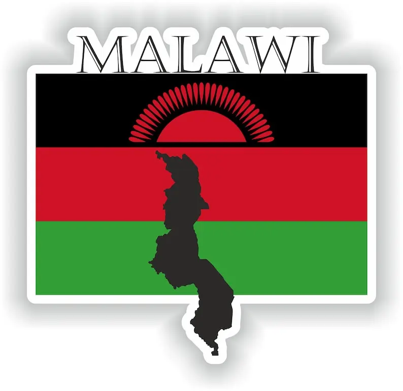 

Malawi Map Contour Flag Emblem Stickers Custom Decals Car Cover Waterproof Outdoor For Suv X500 Motorcycle Helmet Stickers Decal