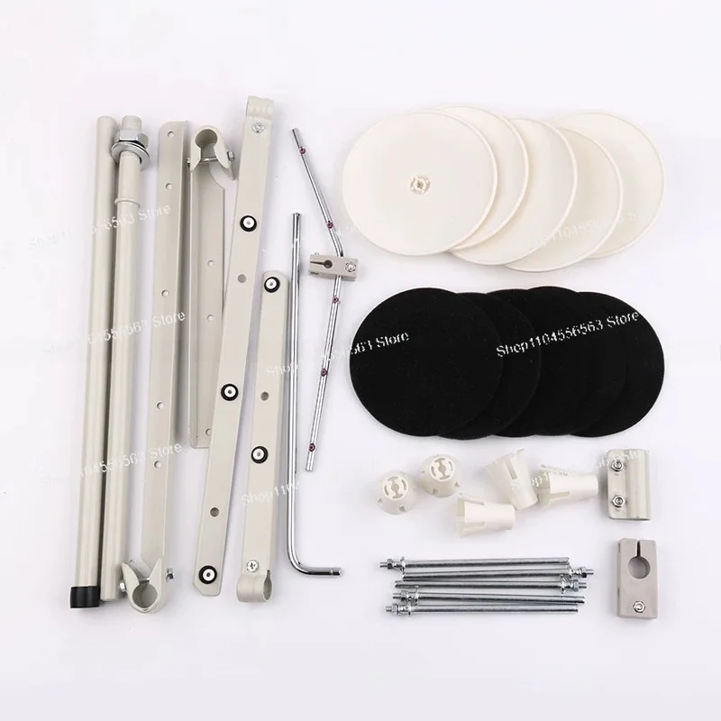 Industrial sewing machine Five-wire wire frame Edge locking   Synchronous car-mounted rod assembly Copy  Ham Car threading shelf