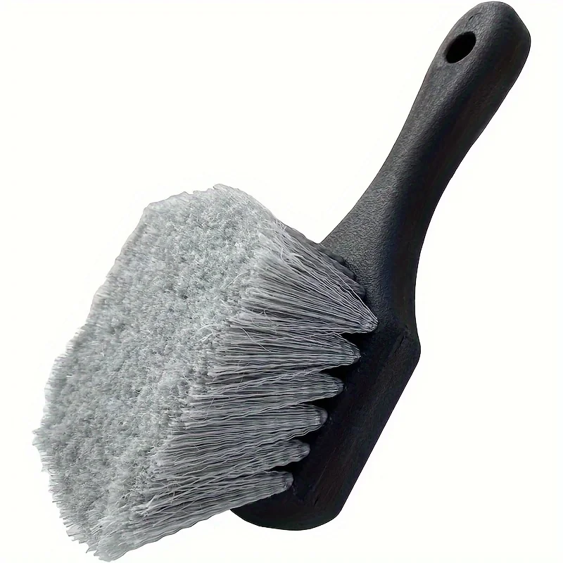 Wheel Bristles Are Used for Soft Bristles on Car Rims Short Handles Blossoming BristlesTthat Do Not Damage the Wheel Hub