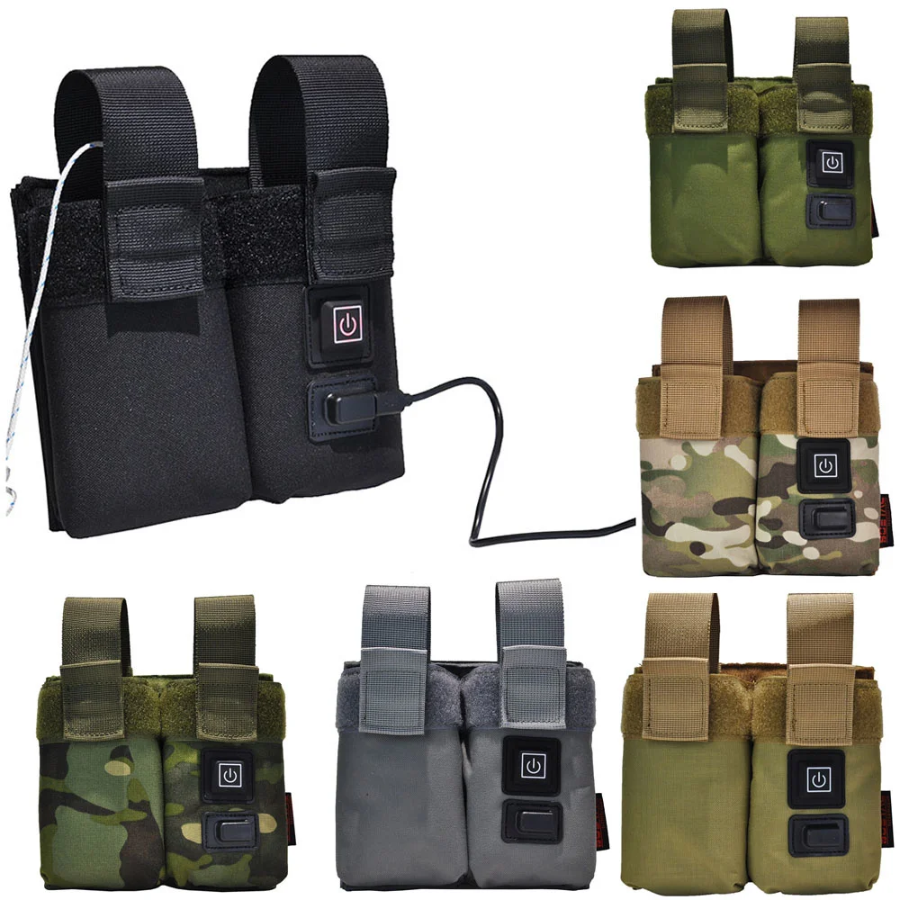 Sinairsoft-tático mais quente para paintball e caça trajes, bolsa dupla revista m4, acessórios airsoft