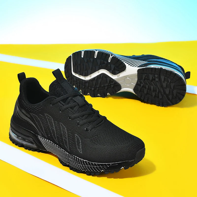 

Мужская обувь большого размера, амортизирующая спортивная обувь на воздушной подушке, мужская повседневная обувь, уличная нескользящая походная обувь