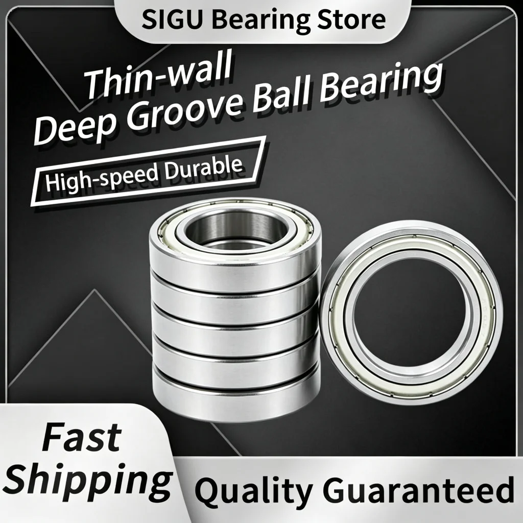 Thin‑wall Deep Groove Ball Bearing Ultra‑thin High‑speed  61918 61919 61920 61921 61922 61924 61926-ZZ/2RS