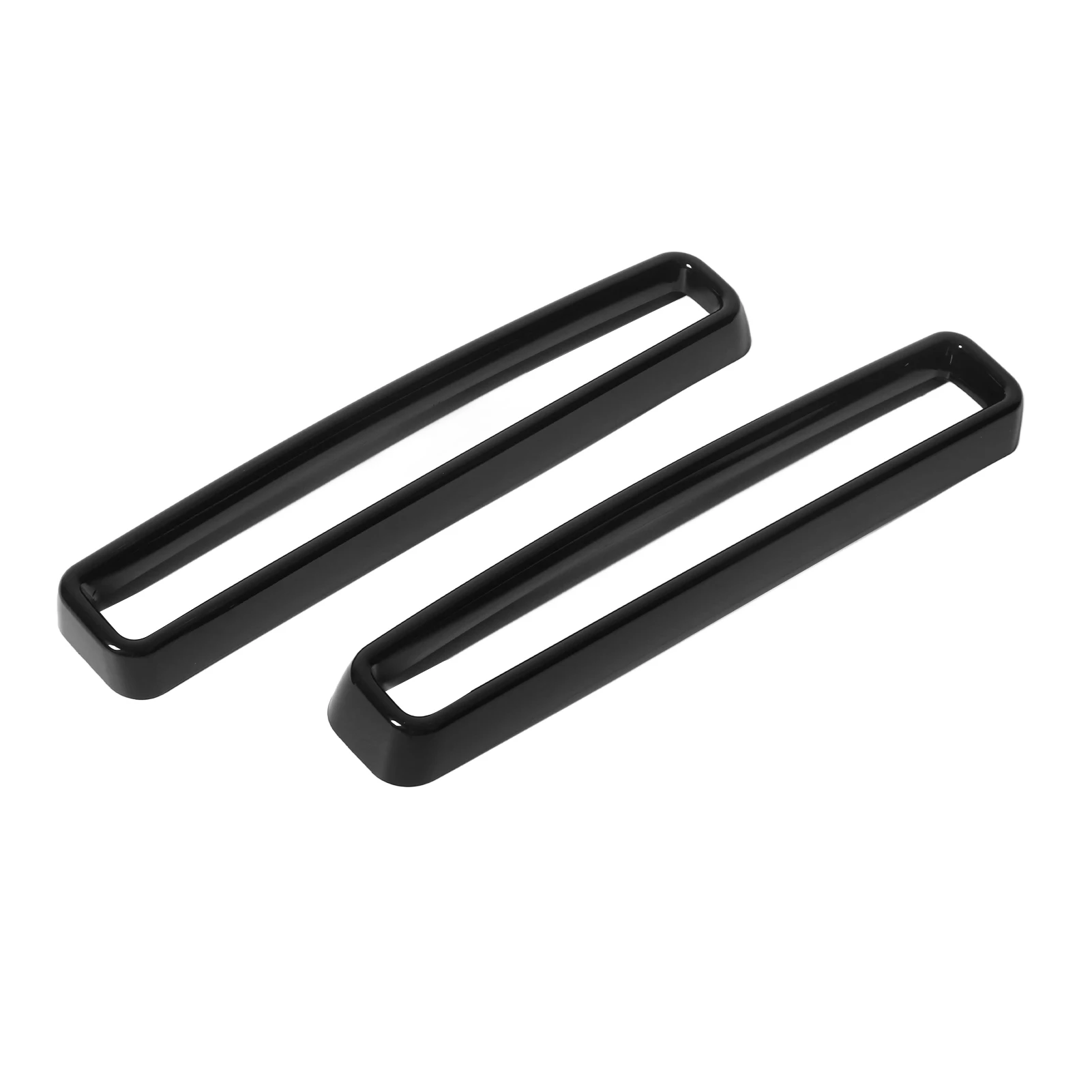 

Car Front Grille Trim - Bright Black, UV Protection Coating, Replacement for Dodge Challenger 2015‑2021