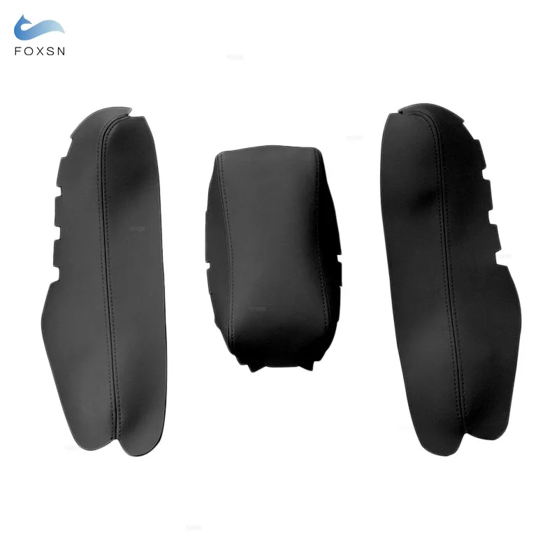 Car Center Console Lid Armrest Box Cover Microfiber Leather Trim For Honda Civic 10th Gen 2016 2017 Interior Accessories