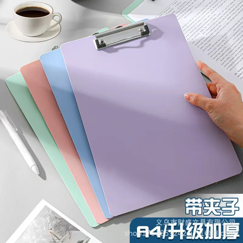 Simple A4 A5 A6 tagihan papan klip Memo papan Loose-leaf Notebook File menulis klem pemegang kertas perlengkapan kantor sekolah