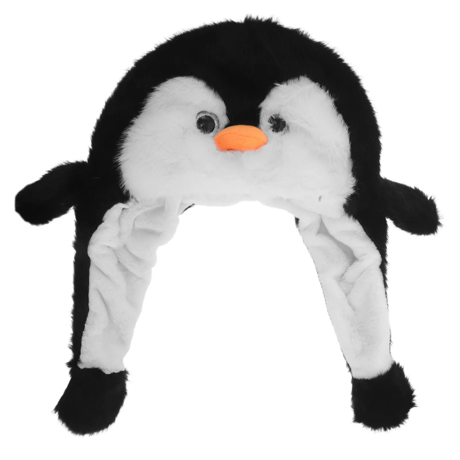 

Мягкая зимняя шапка-бини с подвижными ушками животных для женщин и девочек, милые ушанки для вечеринок и фотосессий, повязки на голову с ушками животных