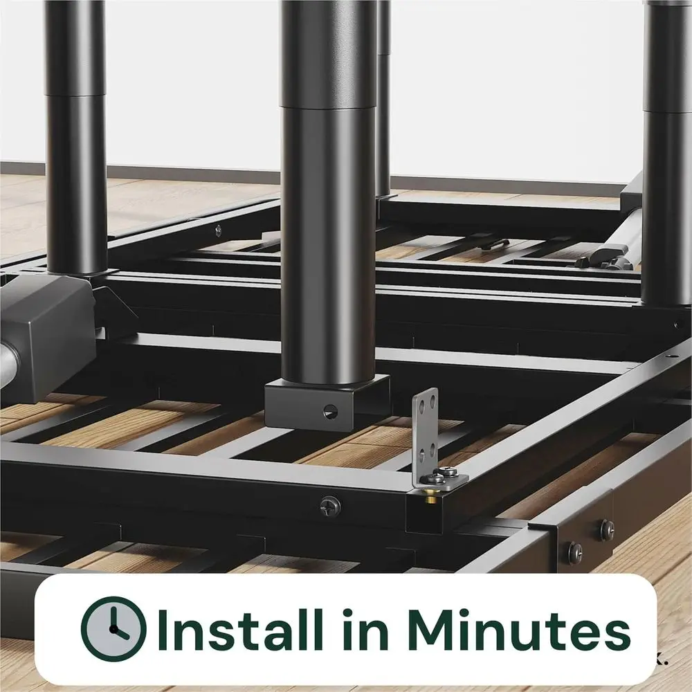 إطار سرير لاسلكي قابل للتعديل عن بعد مع انعدام الجاذبية، إمالة الرأس/القدم، مضاد للشخير، إعدادات الذاكرة، محرك هادئ، ضبط الارتفاع