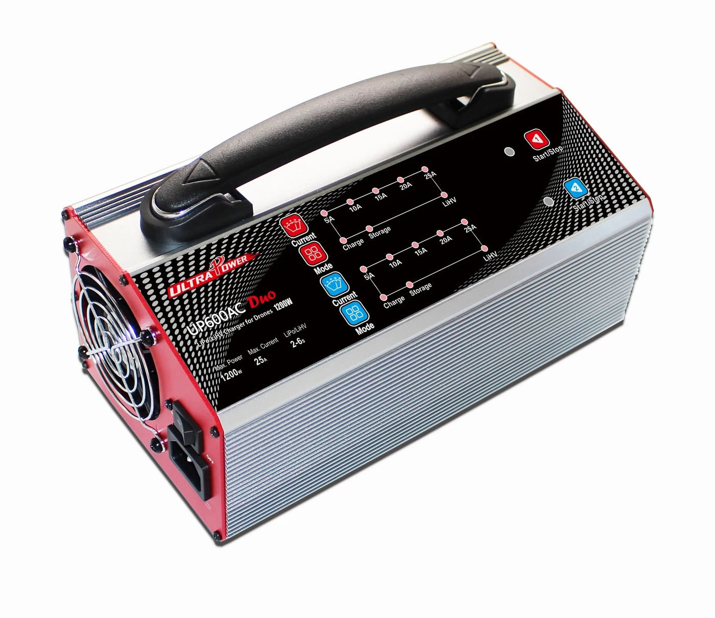 Ultra Power UP600AC DUO 2X600W 25A 2-6S Battery UAV Drone Charger - Image 2