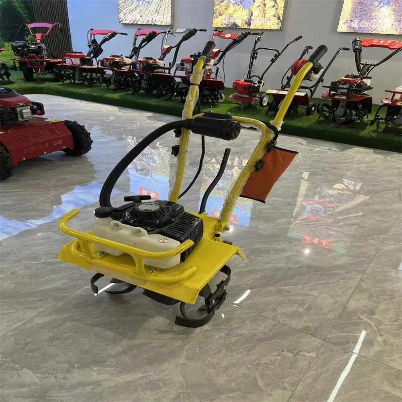 High Performance Micro Power Weed Eater Cultivator High Efficiency Gear Crawler Cultivator