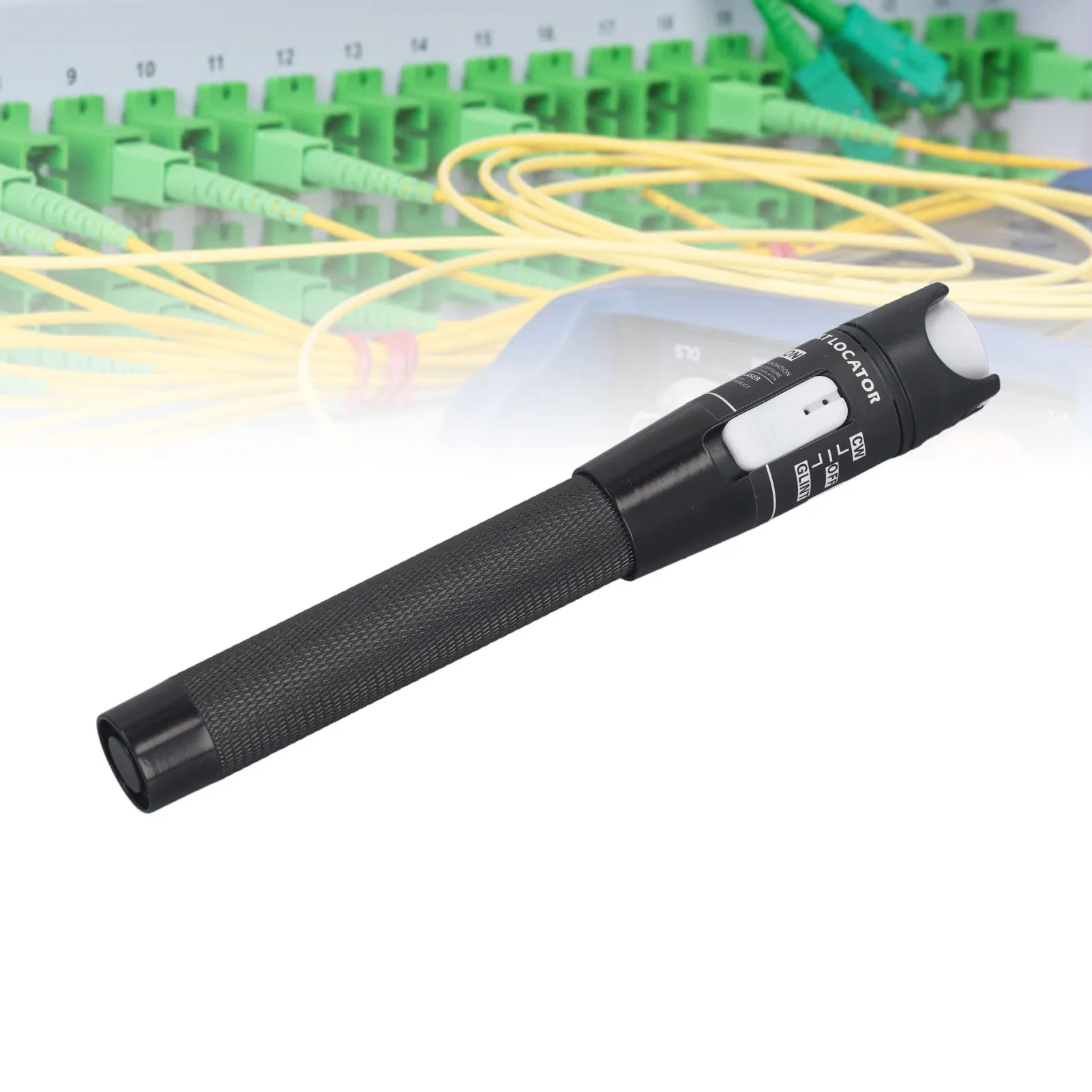 80km Visual Fault Detector Non Contact Type Non Slip Handle  Optic Test Pen 80MW for Breakpoint Detection