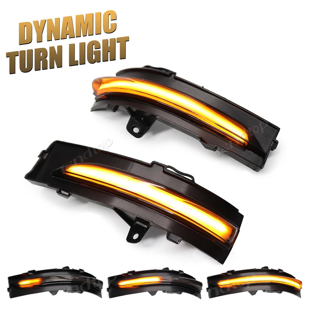 1 par para Ford EDGE 2015-2021 Edge ST-Line Facelift LED luz de señal de giro dinámica indicador de espejo lateral intermitente accesorios de coche