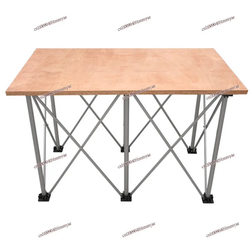 Spider Leg Multifunctional Aluminum Alloy Workbench Slate Wood Glass Tile Operating Table Telescopic Guide Rail Bracket Table
