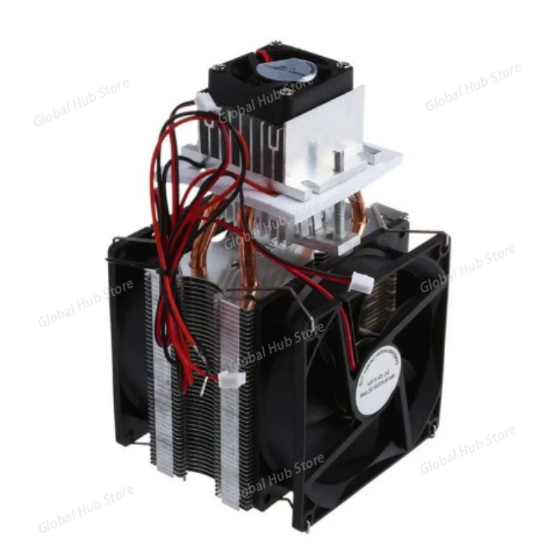 

12 В полупроводниковый холодильный лист готовый продукт электронный холодильник DIY радиатор охлаждающий комплект автомобильный небольшой холодильник