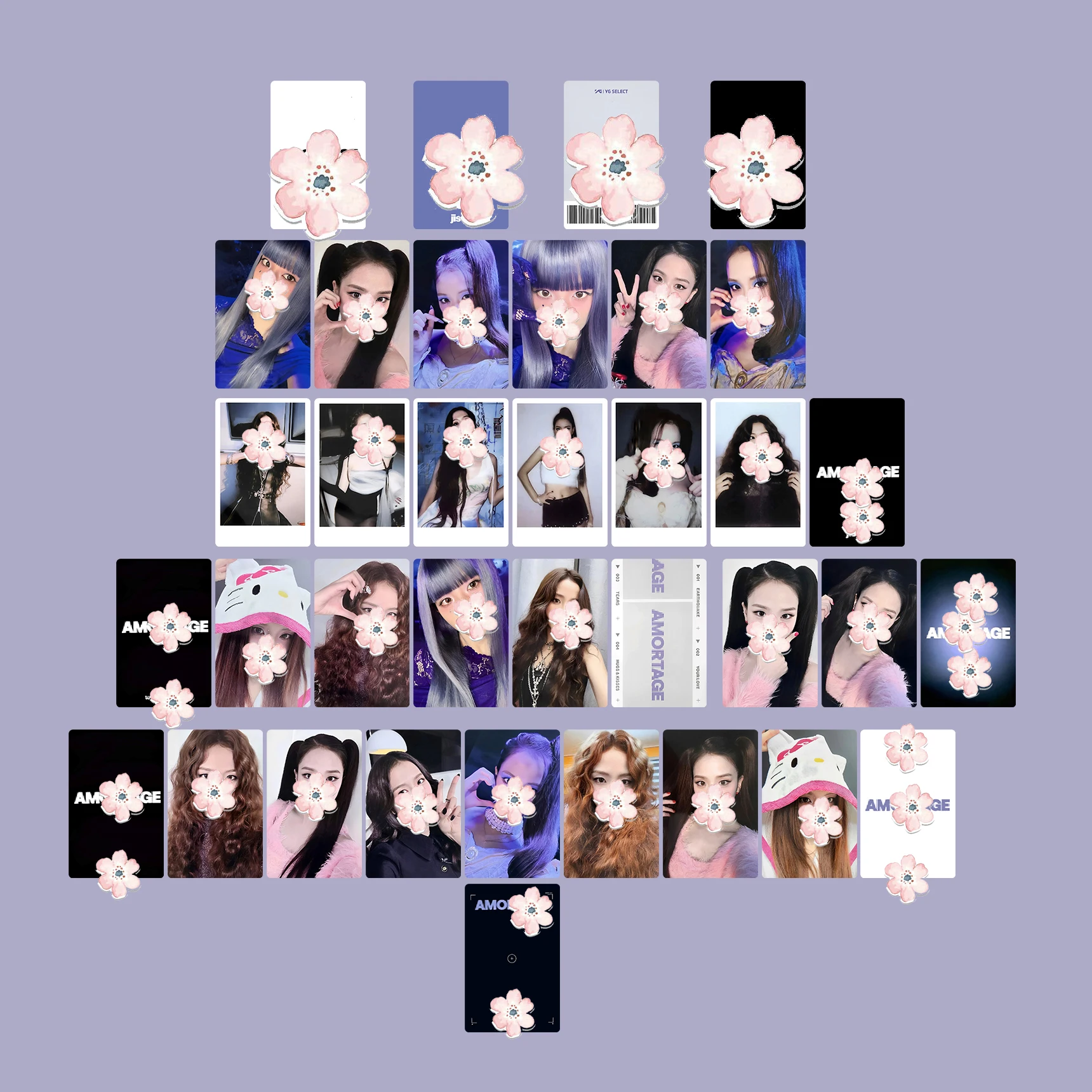 

High Quality Kpop Lomo Cards Double Sided Print Collectible Cards Celebrity Merchandise Star Photo Postcard for Fans
