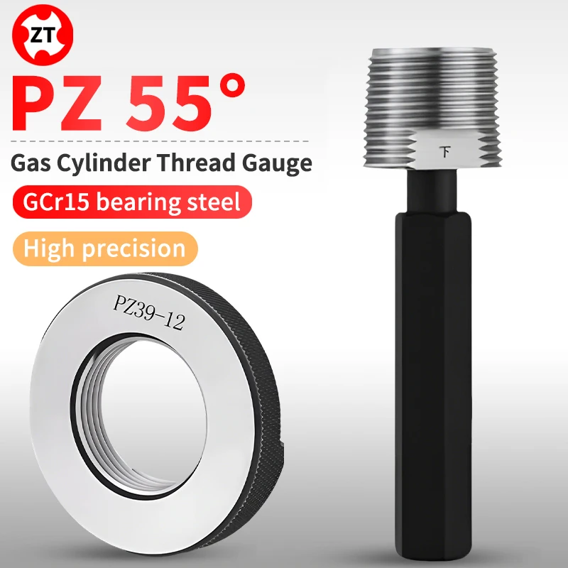 

1PCS/1SET PZ Taper Pipe Screw Thread Gauge / Smooth Gauge Measure Tool PZ 19.2 27.8 30.3 39 56 Plug Gauge / Ring Gauge
