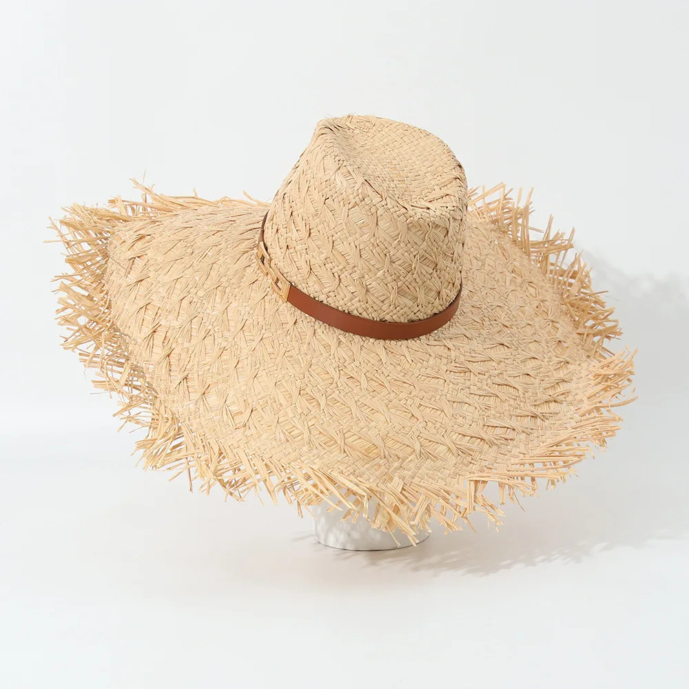 chapeau-de-soleil-panama-en-raphia-tresse-a-la-main-a-large-bord-pour-les-vacances-a-la-plage-casquette-de-soleil-tendance-a-bords-effiloches