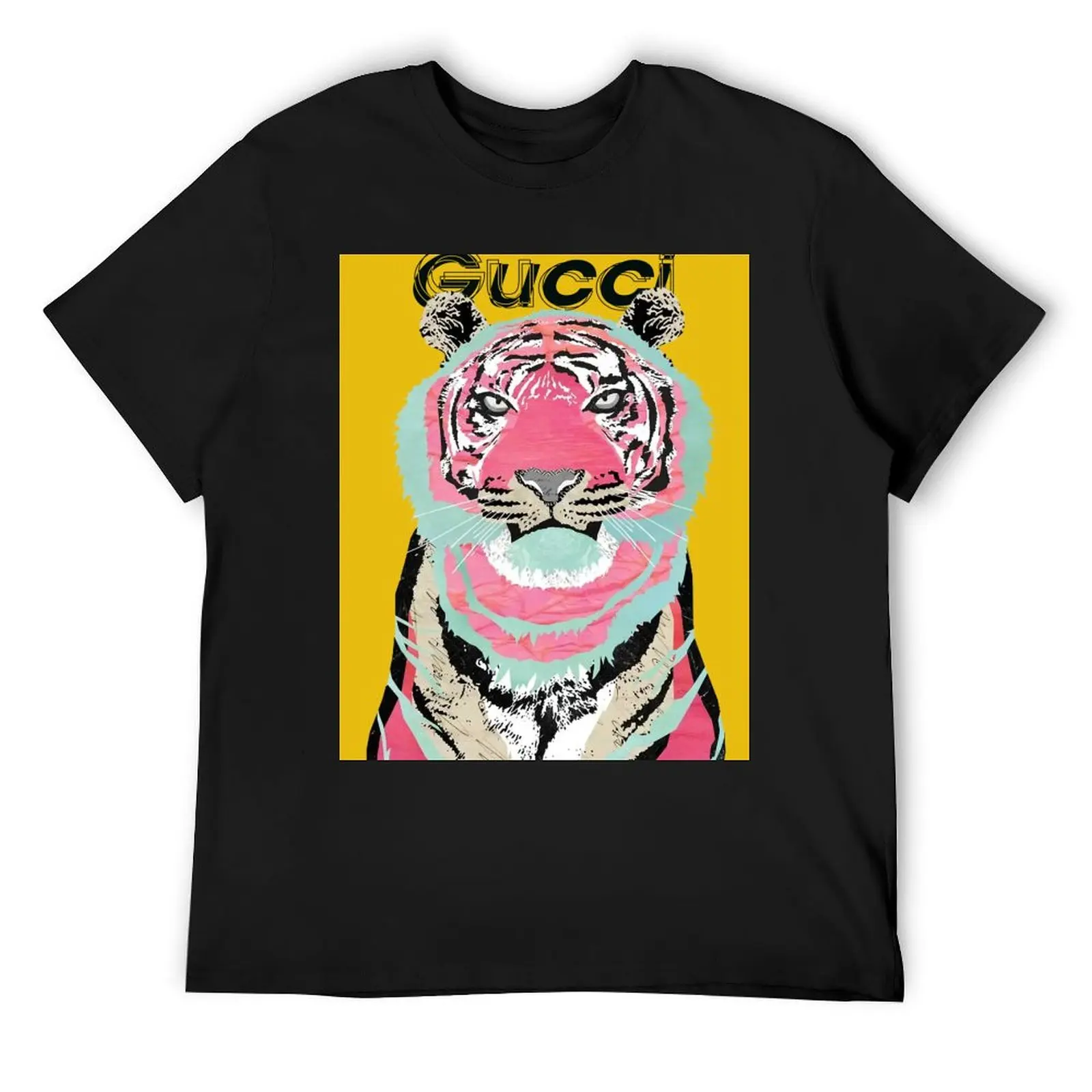 

tiger wonge pink T-Shirt man clothes sports fans anime men clothes