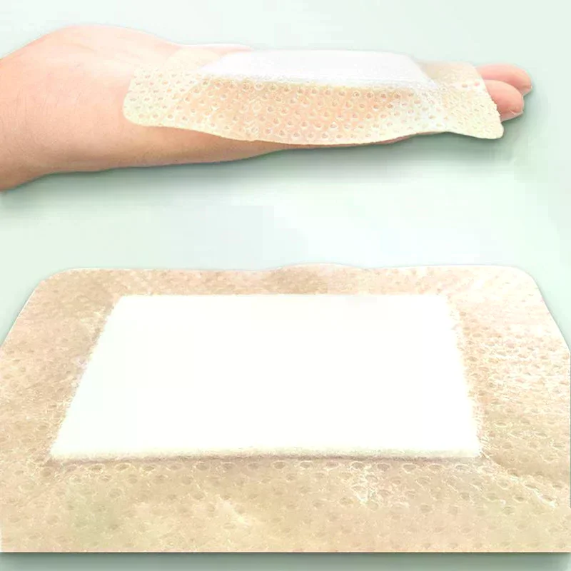 Soft Polysiloxane Gel Polyurethane Foam Dressing Postoperative Wound Patch Cesarean Section Patch Pressure Sore High Absorption