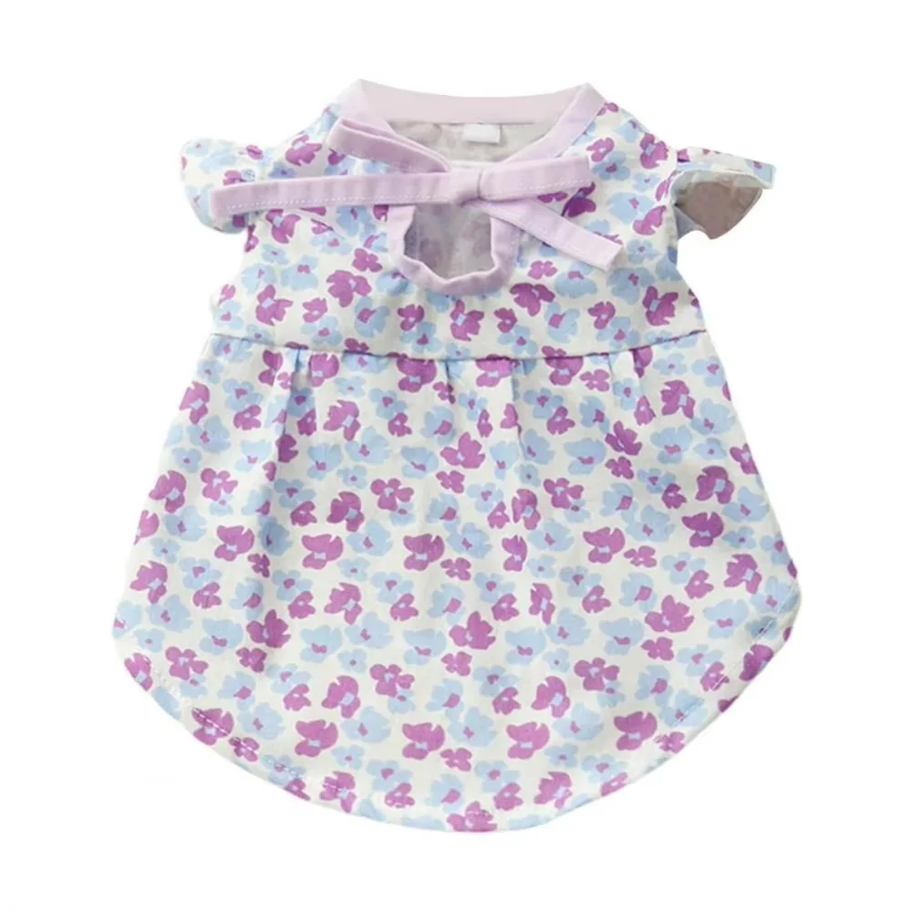 

Pet Supplies Cotton Cat Princess Skirt Floral Cute Pet Dresses Fashion Thin Design Dog Vest Spring