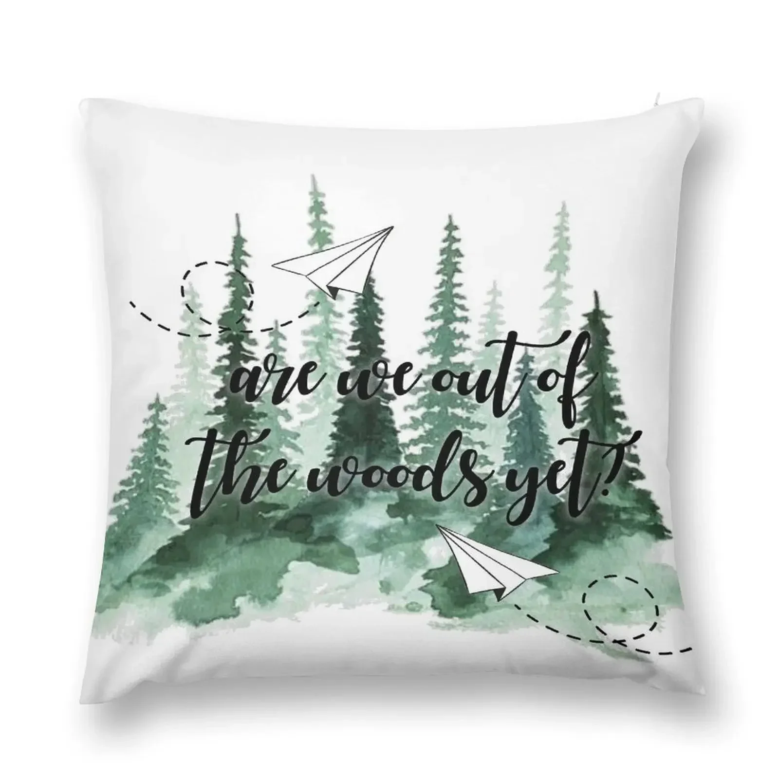 

out of the woods Throw Pillow Christmas Covers For Cushions Christmas Throw Pillows Covers pillow