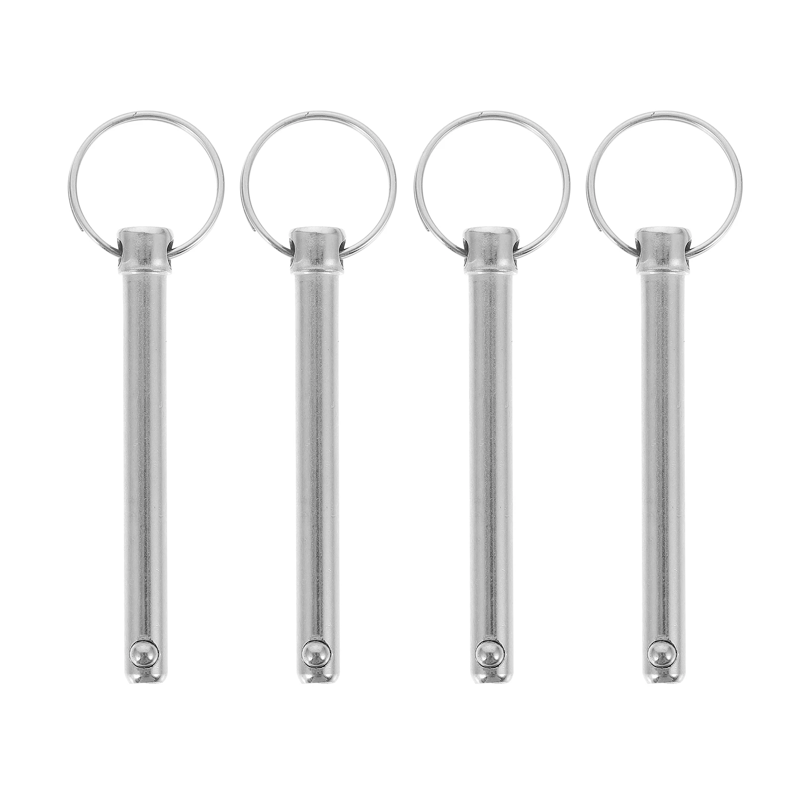 

4pcs Steel 8x80mm Ringed Quick Release Carbon Anti Rust Marine Hitch Boat Accessories Trailer Hardwares