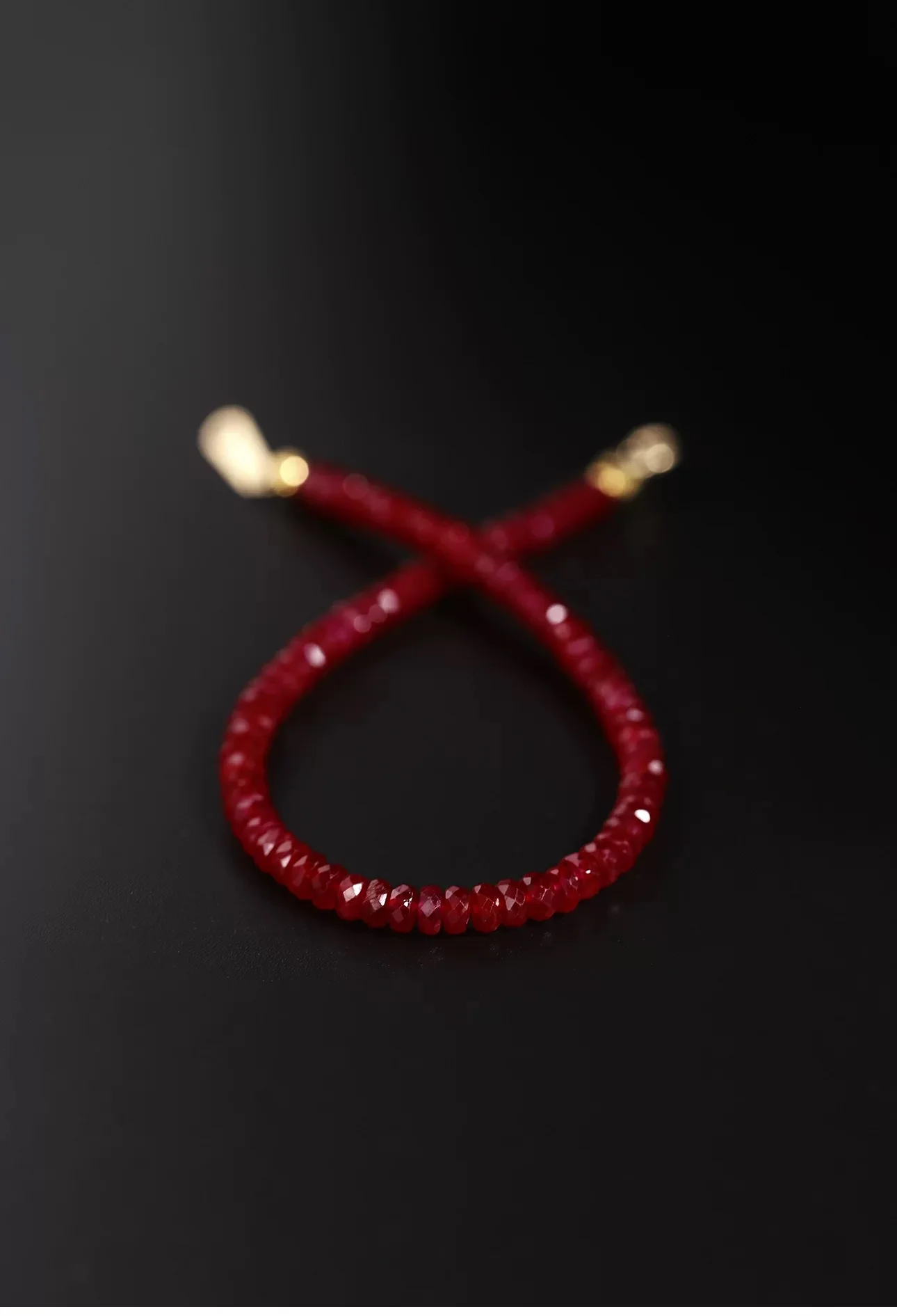 18K Gold bracelet  Natural ruby Fine Jewelry New Real for Women Au750  Design Simple Fashion Fine Jewelry Gift for Women  S512