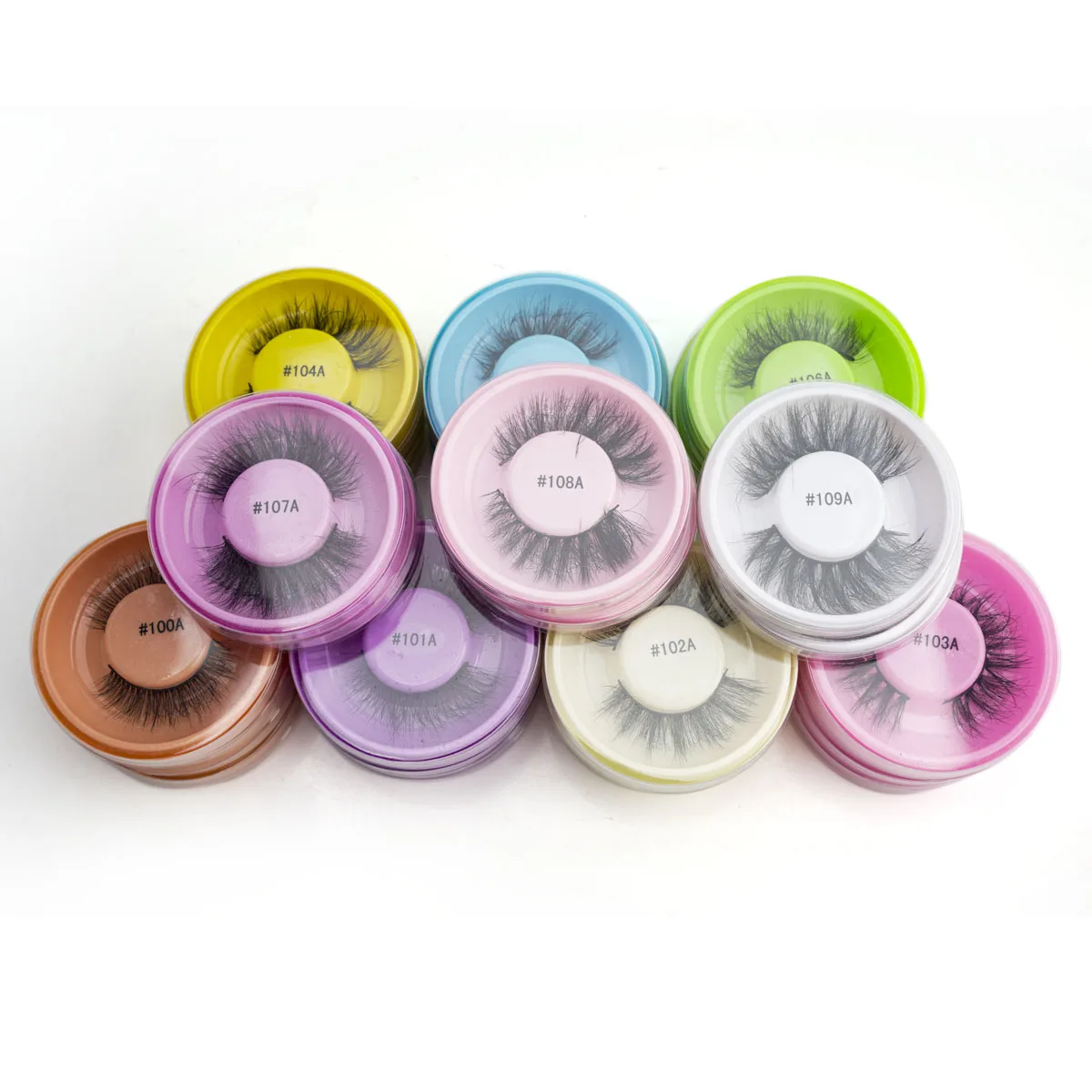 SHIDISHANGPIN جلدة 1 زوج الرموش الصناعية الطبيعية طويلة ثلاثية الأبعاد المنك رمش تمديد أداة رقيق لينة يدوية فو Cils المكياج