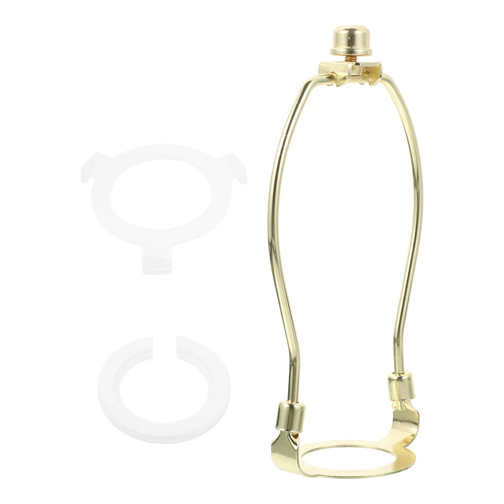 

Horn Stand Lamp Shade Harp 10 Inch Golden Bracket Replacement Parts Floor Lamps Holder Adapter Accessories Lamp Repair Kit Table