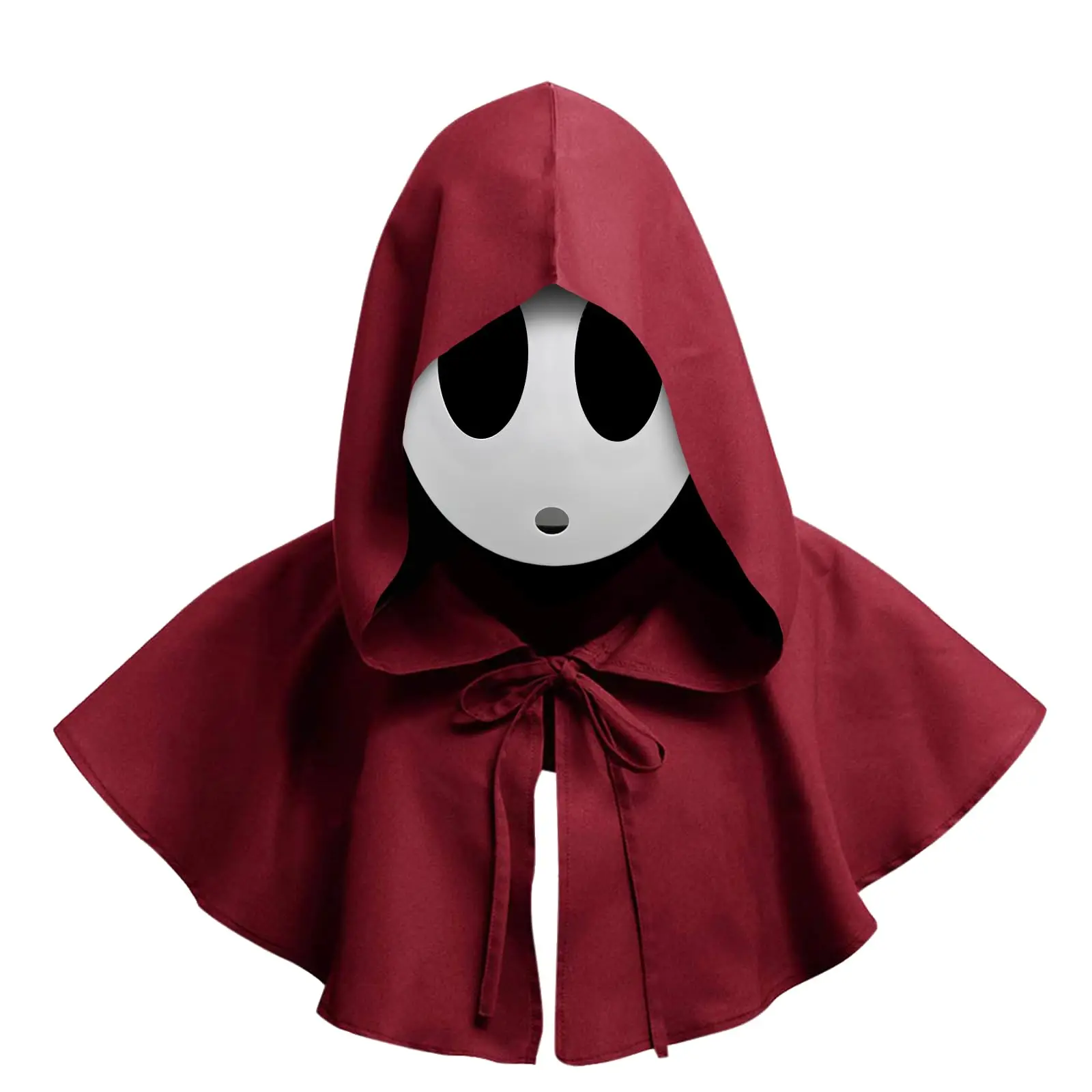 Masque de gars timide, masques d'anime d'halloween, Costume drôle de gars timide pour hommes, masque complet blanc, accessoires de Cosplay