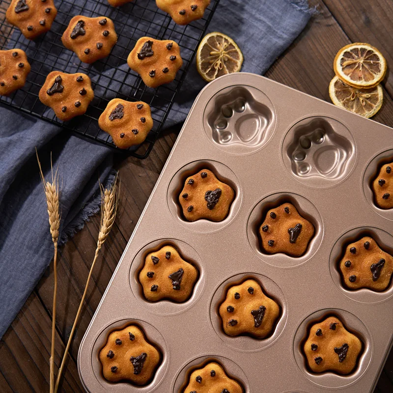 Klaue Backblech Food ade Air Fryer 2-Loch Madeleine Muffin Cake Non-Sti Ofen Heimgebrauch Edelstahlform