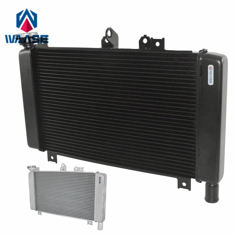 

WAASE Replacement Part Radiator Cooler Cooling Water Tank Unpainted Silver For Kawasaki Ninja ZX-4R ZX-4RR ZX4R ZX4RR 2023 2024