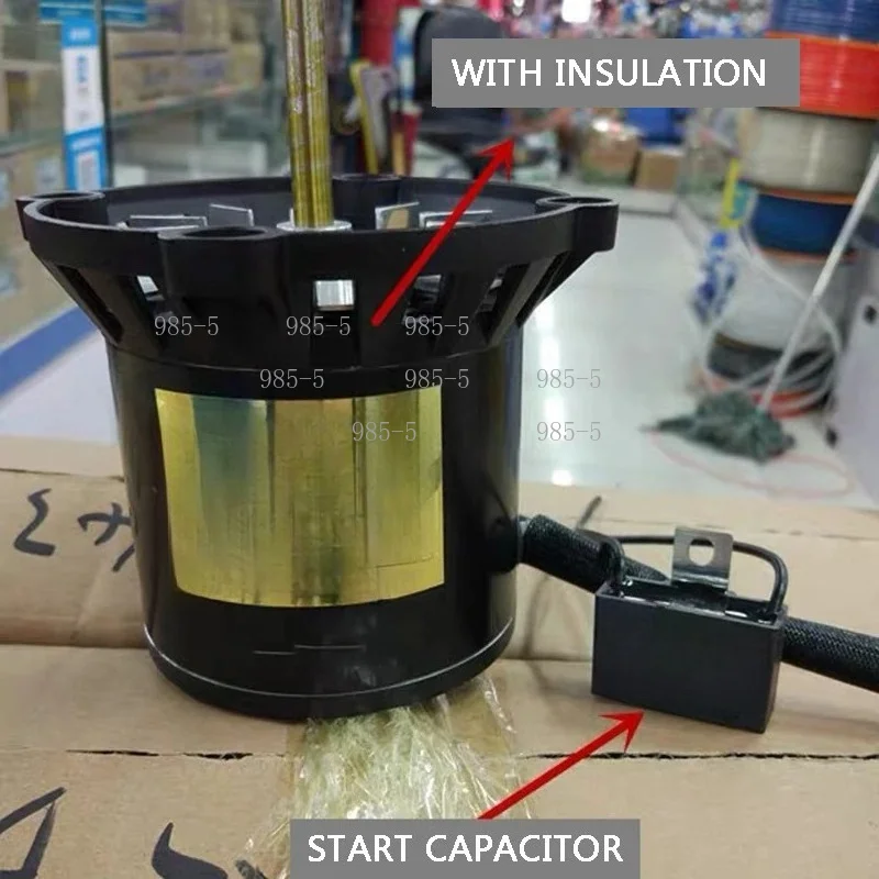 High Temperature Oven Motor，220V 45W Long Axis Fan Motor Fit for Reflow Soldering Hot Air Oven