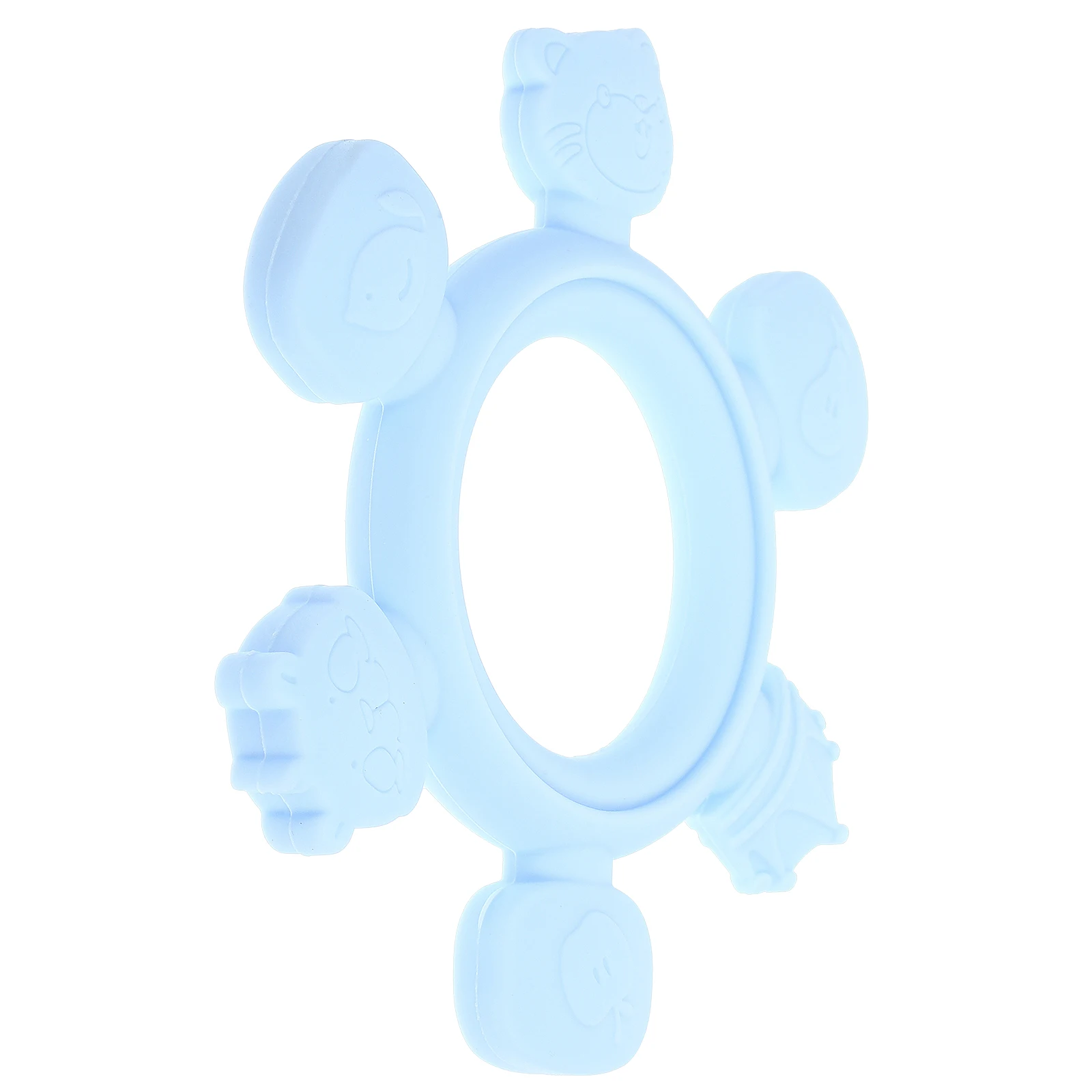 Anneau de dentition pour bébé de 6 à 12 mois, développement sensoriel infantile, jouet apaisant pour bébés de 6 à 12 mois