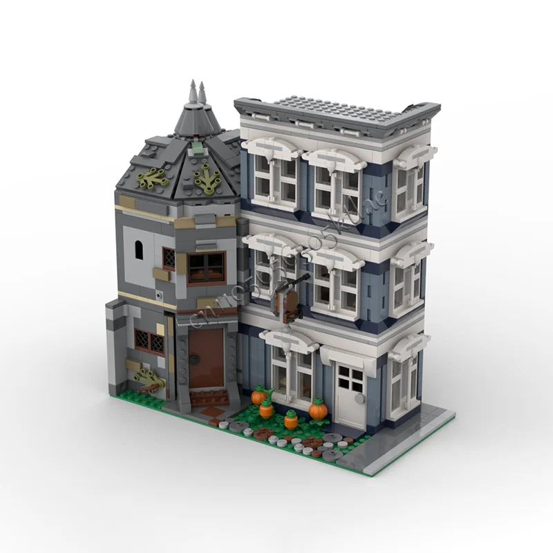 1390 parti Hot Officina di carpentiere Building Blocks Architettura retrò Modello Display Decorazione Giocattolo per bambini Regali di assemblaggio