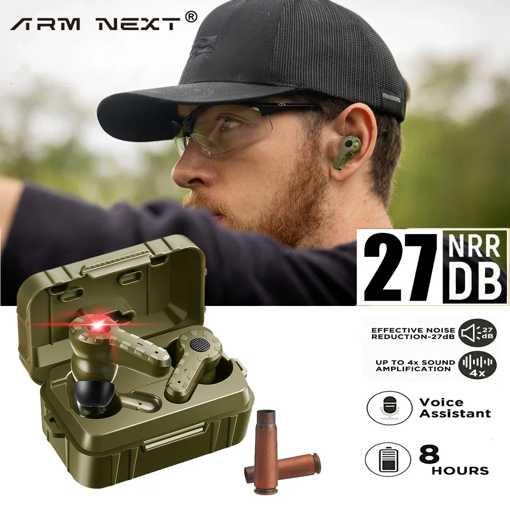 Hot Sale!Military Tactical Shooting Ear Plugs, Hearing Protection Electronic Pickup Noise Reduction Hunting Ear Plugs