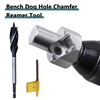 Hot 20mm Dog Hole Chamfer Reamer Tool Set Deburring Trimmer Drill Bit Shank Dog Holes Polished Finish Tool for Electric Drill