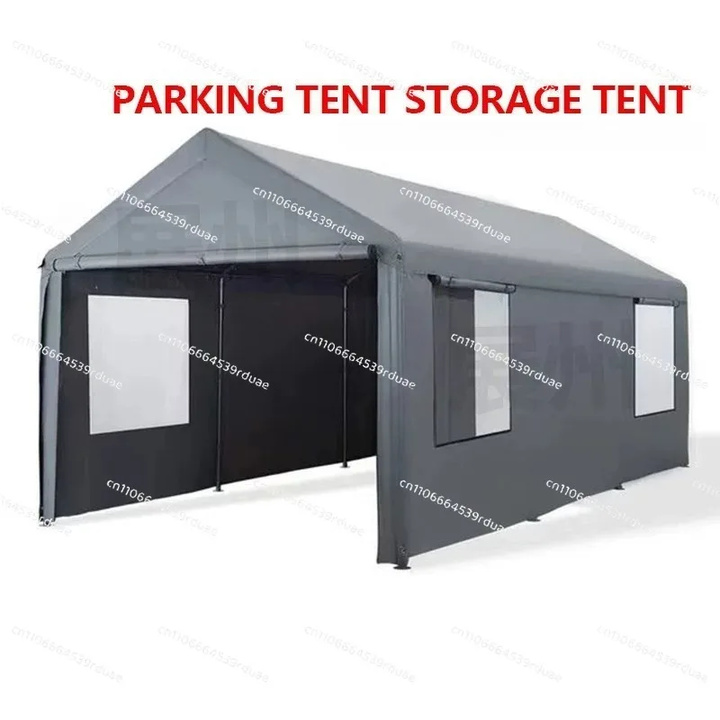 Heavy Duty Portable Carport Canopy 6x3M 3x3M Waterproof Garage Shelter with Removable Sidewalls for Outdoor Car Boat