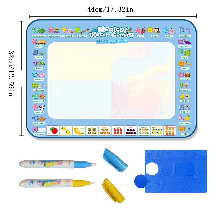 Gorący sprzedawanie magiczny koc do malowania wodą tkanina do pisania wodą malowanie dzieci wielokrotnego użytku woda