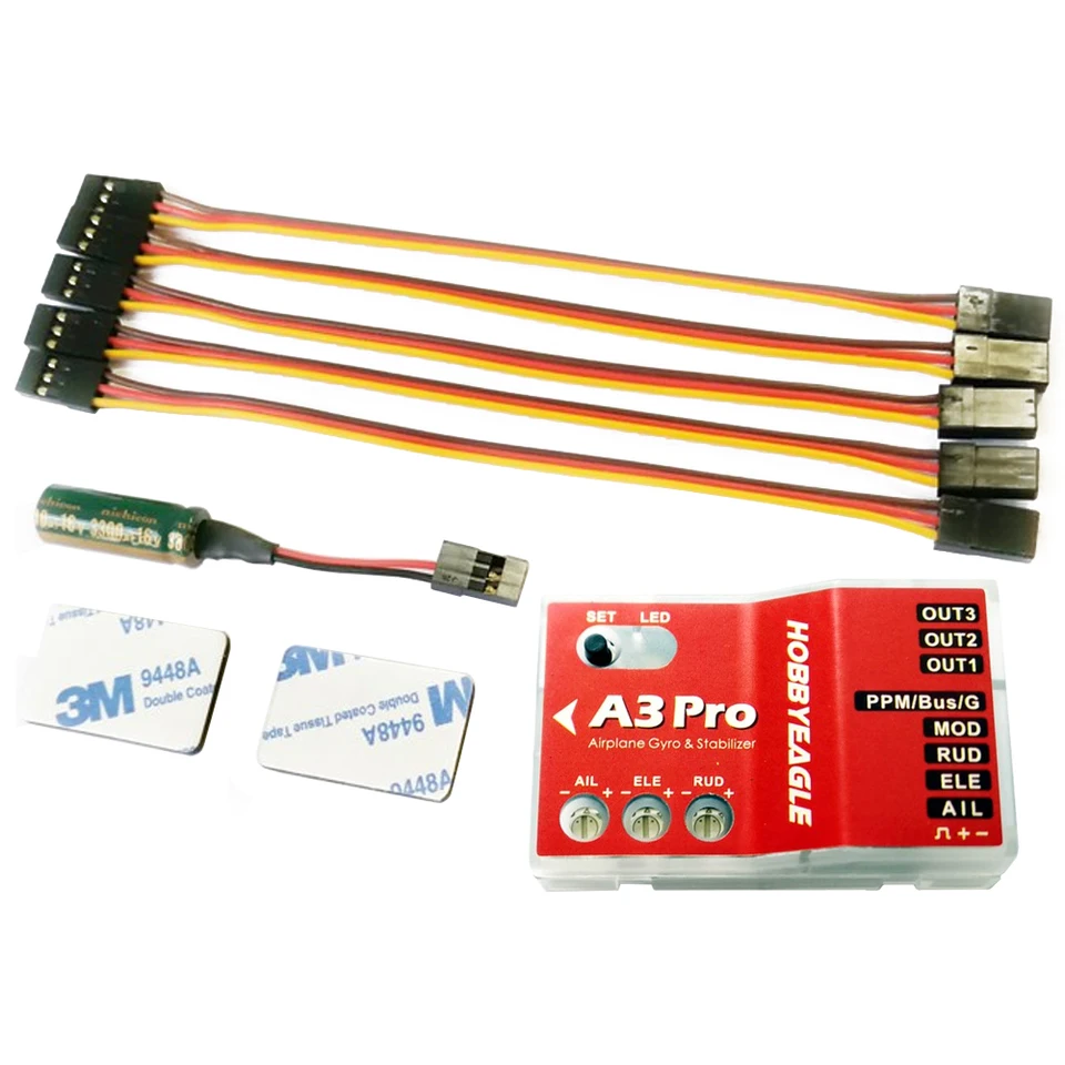 HobbyEagle A3 Pro / A3 Pro V2 6-Axis Gyro RC Flight Controller