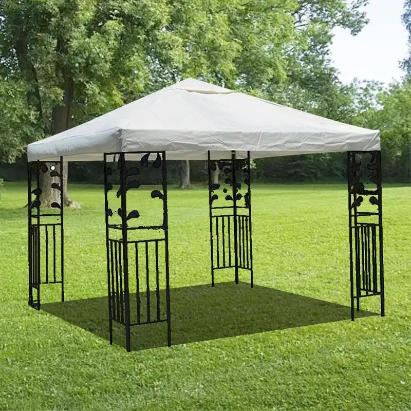 Imagem -03 - Impermeável Outdoor Tent Top Cover Oxford Gazebo Telhado Pano Camping Festa de Jardim Toldos Canopy Sun Shelter Apenas 3x3m