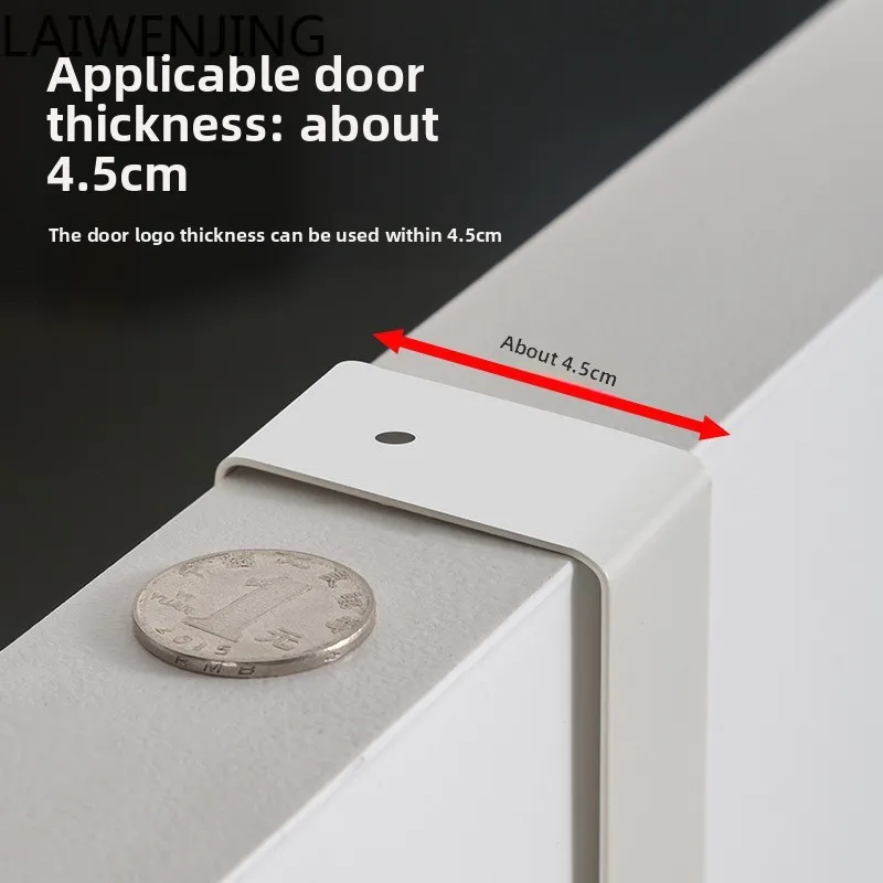 

MJY Seamless Door Hook Removable Nail-Free Door Back Row Hanging Rack Over Door Storage Rack