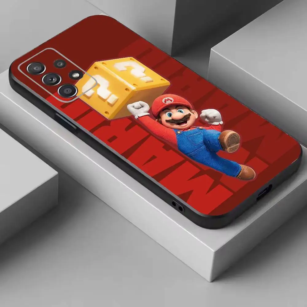 S-Super Game M-Mario Soft Black Phone Case for Samsung  S26,25,24,21,22,21,20,10,9,8,7,6Ultra,Plus,Fe, Lite view 5